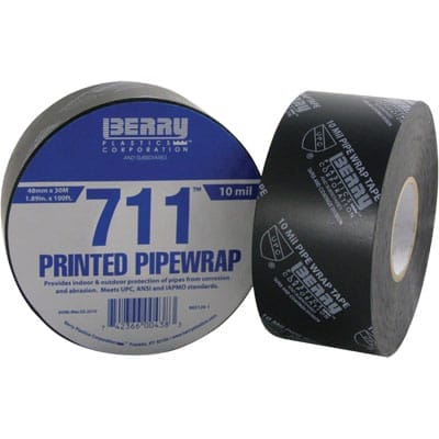 Berry Plastics 711D Utility Grade Pipewrap Tape 