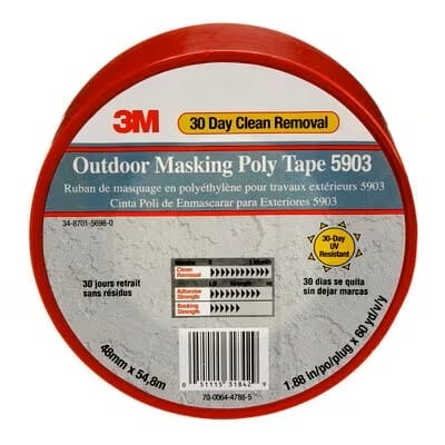 3M 5903 Outdoor Masking Poly Tape