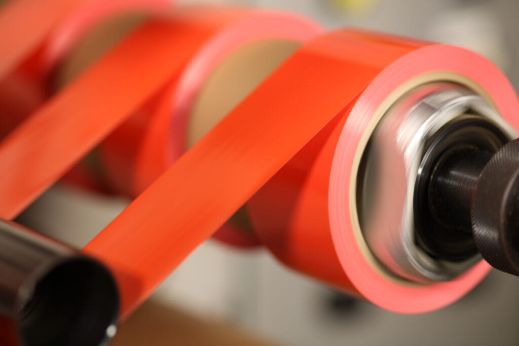 Slitted adhesive tape